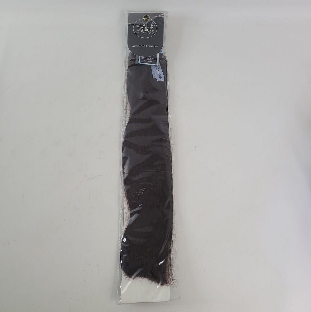 ZALA Halo Remy Hair Extensions Single Piece 20-inch Zala Clip-In #2 Dark Brown
